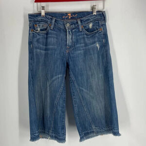 7 for all Mankind long shorts size 27 jeans denim